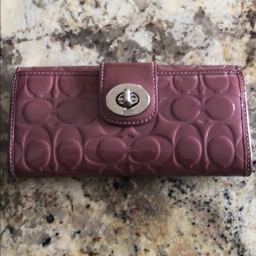 Coach Patent Leather Wallet